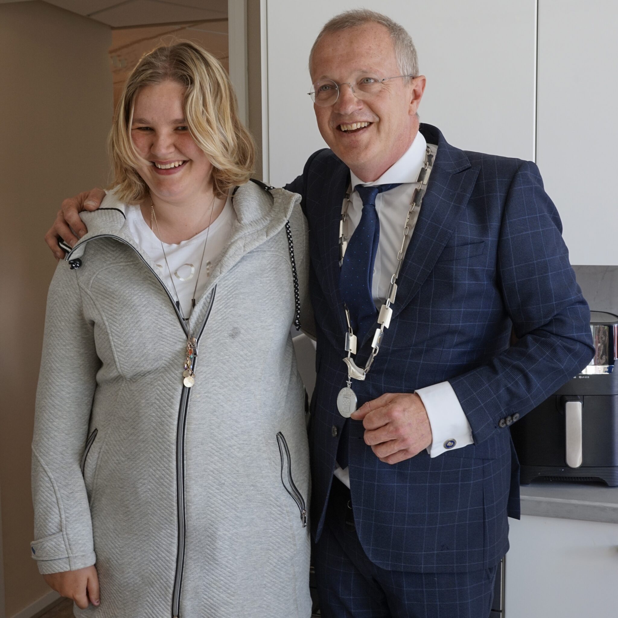 Foto met de Burgermeester Dalfsen