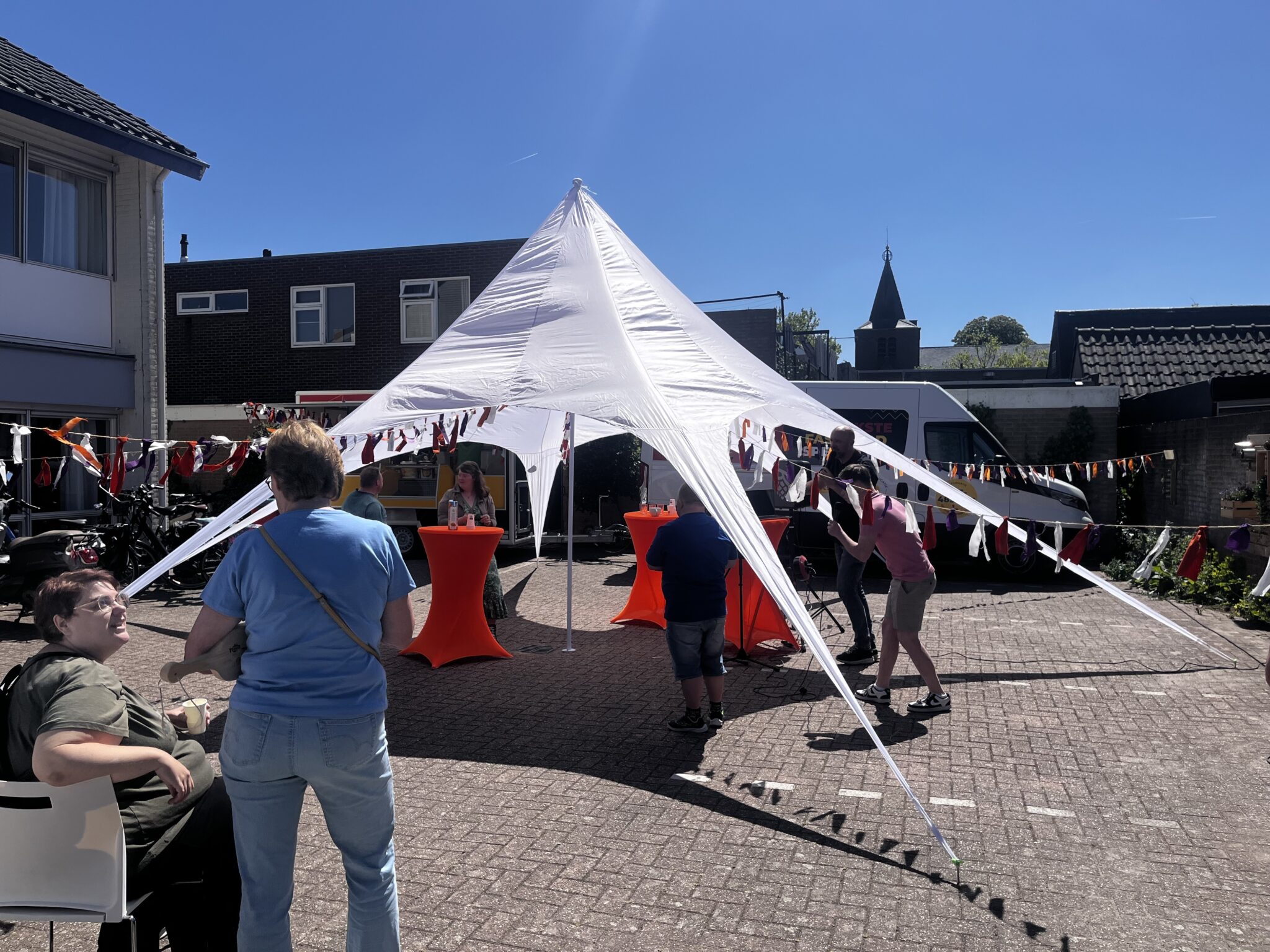 tent buiten